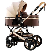 Foldable Baby Stroller with Sleeping Basket